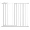 Baby Gate, 26-40 Inches Adjustable Width, 36 Inches High Dog Gate, Easy Step Walk Thru, for Child Pet Security, Pressure Mount Kit, Wall Cups