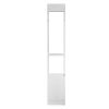 Dog Door for Sliding Glass Door, 91 to 96 in Adjustable Height, Aluminum Alloy Frame with Metal Rotating Hinges, Lock Design, 13 5/8 x 23 5/8 in Flap