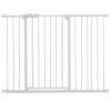 Baby Gate, 26-48 Inches Adjustable Width, 36 Inches High Dog Gate, Easy Step Walk Thru, for Child Pet Security, Pressure Mount Kit, Wall Cups
