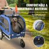 VEVOR 2-in-1 Pet Stroller Bicycle & Bike Trailer, Supports up to 100 lbs