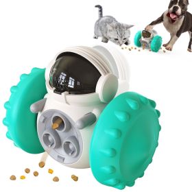 PawPartner Dog Tumbler Interactive Toys Training Food Dispenser (Color: Blue, Ships From: China)