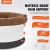 Human Dog Bed, 72" x48"x10" Human Dog Bed for Adult, Human Size Dog Bed with Washable Faux Rabbit Fur Cover, Egg Orthopedic Foam, Storage Pocket